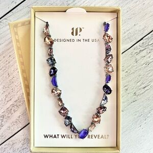 BP Elegant Purple and Silver Women's Necklace